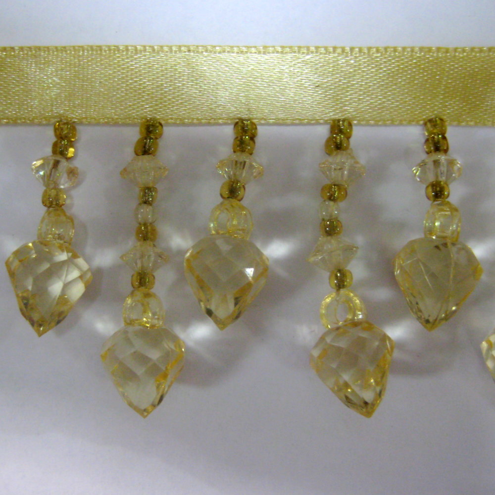 GLASS BEADED FRINGE GLASS BEADED FRINGE